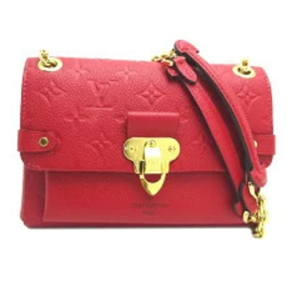 Louis Vuitton Vavin Shoulder Bag Monogram Empreinte Red